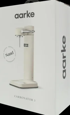 Aarke Vesi Ja Juomat-Carbonator 3 Hiilihapotuslaite, Sisaltaa Pullon, Beige