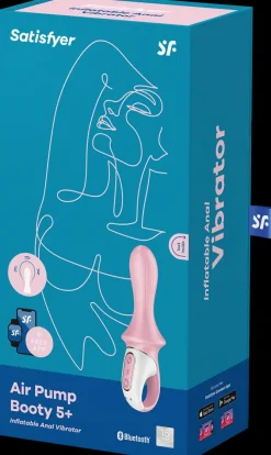 Satisfyer Seksivalineet-Air Pump Booty 5+ Punaine