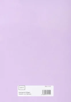 Karto Askartelutarvikkeet-Askartelunki A4 220 Gsm Vaalean Lila10 Ark/Pss