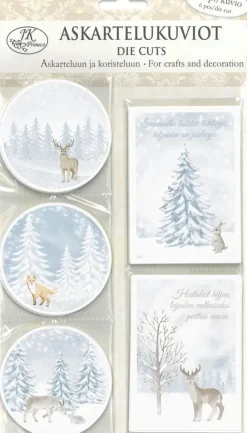 Best Askartelukuvio Talvimetsa + Teksti Askartelutarvikkeet