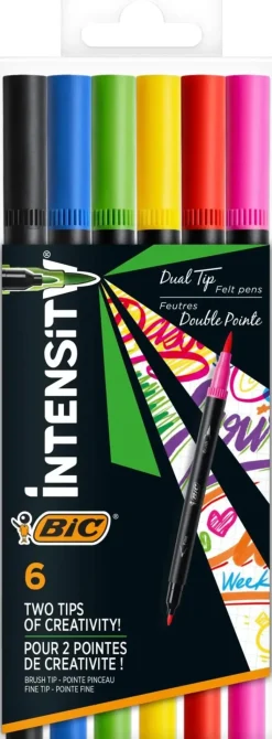 Online Intensity Dual-Tip Kuitukyna 6Kpl Toimistotarvikkeet