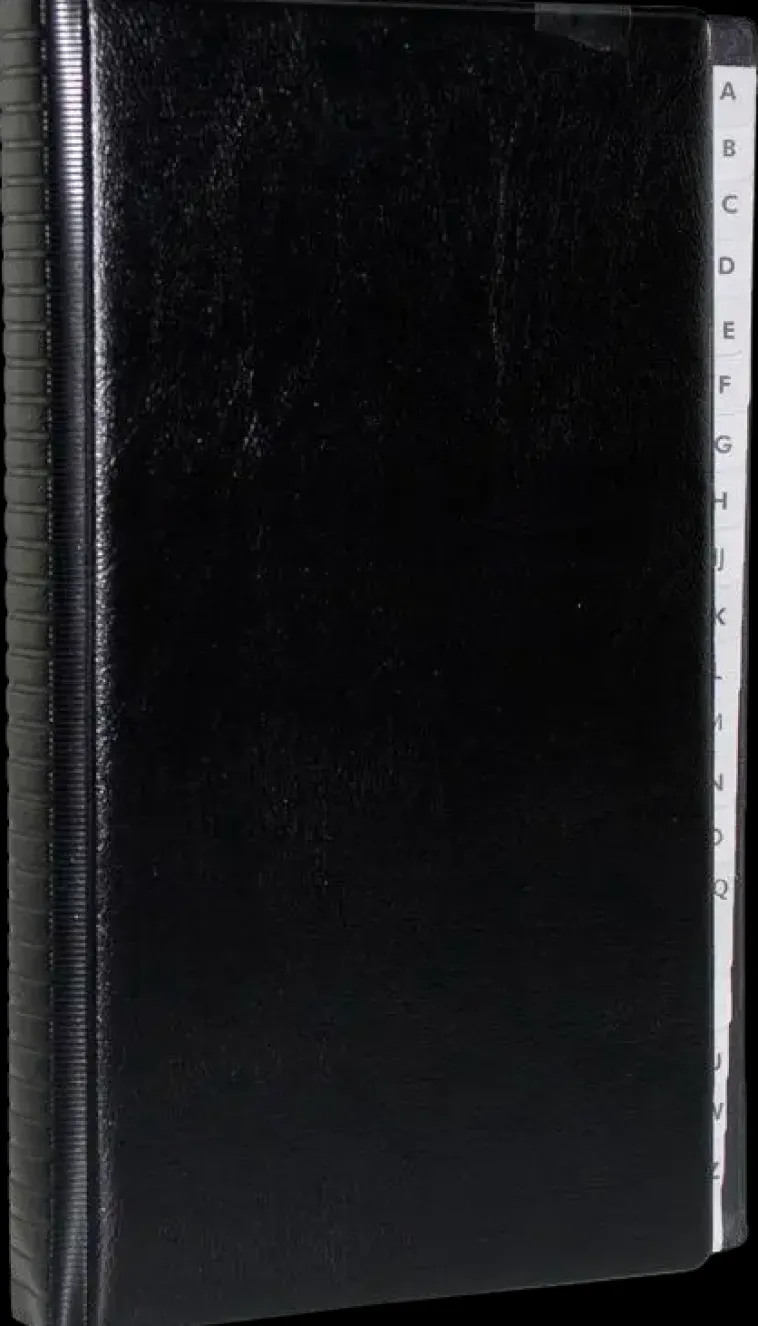 Puhelinmuistio Musta A-O/A-Z Toimistotarvikkeet