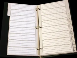 Puhelinmuistio Musta A-O/A-Z Toimistotarvikkeet