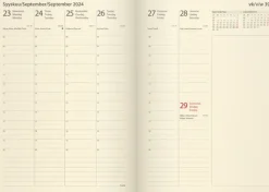 Hot Kalenteri 2024 Business Forma Deluxe Musta Kalenterit