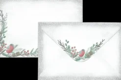 Outlet C6 Kirjekuori Punatulkku 10Kpl/Pkt Askartelutarvikkeet