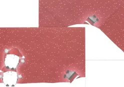 J.K. Primeco Askartelutarvikkeet-C6 Kirjekuori Tontut Punainen 10Kpl/Pkt