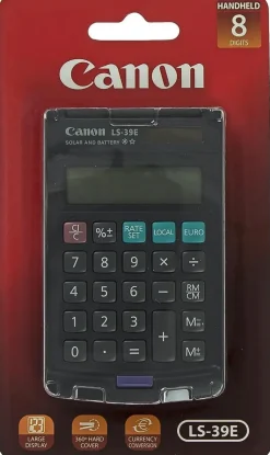 New Ls39E Taskulaskin Tummanharmaa Laskimet