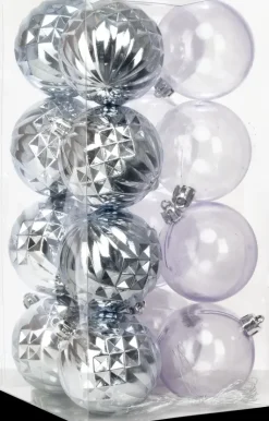 Joulupallo 6 Cm 16 Kpl, Vaaleansininen Sesonkijuhlatarvikkeet