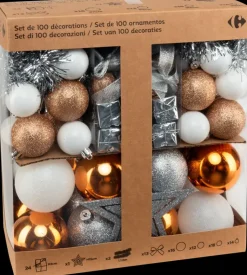 New Joulupallo 100 Kpl, Kupari Sesonkijuhlatarvikkeet