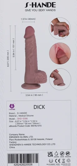 S-Hande Seksivalineet-Dick Dildo