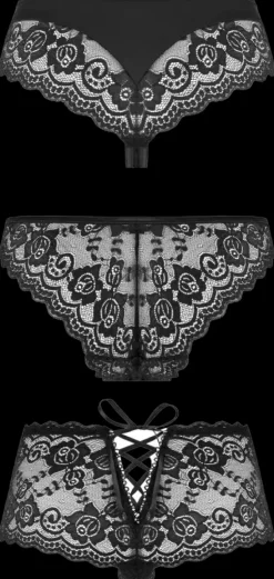 Underneath Seksivalineet-Eden Pikkuhousut 3Kpl Pakkaus S/M