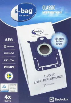 Electrolux Imurit Ja Tarvikkeet-Polypussi S-Bag Classic Long Performance E201S 4 Kpl