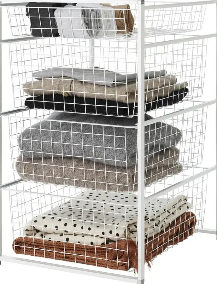 Elfa Säilytyskalusteet-Basic Koripaketti 744510 74X45X54Cm Valkoinen