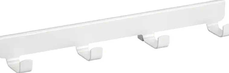 Elfa Säilytyskalusteet-Classic Koukkulista 30 473316 4 Koukkua Valkoinen