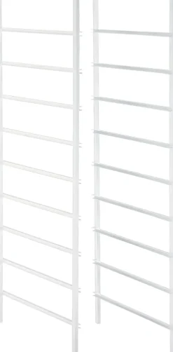 Elfa Säilytyskalusteet-Classic Liukukiskollinen Telinepaaty 10 Liukukiskolla 201013 Valkoinen