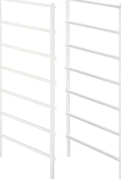 Elfa Säilytyskalusteet-Classic Liukukiskollinen Telinepaaty 7 Liukukiskolla 200713 Valkoinen