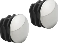 Elfa Säilytyskalusteet-Classic/Decor Vaatetangon Paatytulppa 623905 18X25X25Mm 2 Kpl Kromi