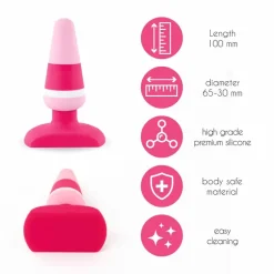 FeelzToys Seksivalineet-Anaaltitappi Colors Nr.2