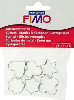 Nellen Askartelutarvikkeet-Fimo Muotit, 6 Kpl/ 1 Pkk