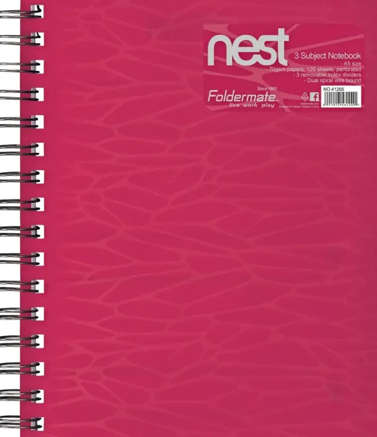 New Nest Kierrekirja A5 Paperitarvikkeet