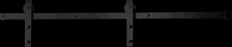 Habo Säilytyskalusteet-Liukovenkisko Retro Musta Etuasennus