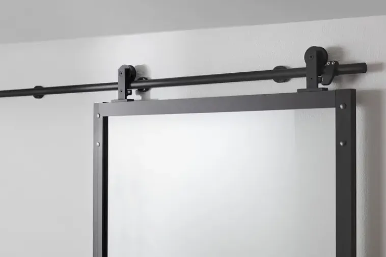 Habo Säilytyskalusteet-Liukuovenksiko Style Musta Ylaasennus