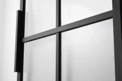 Habo Säilytyskalusteet-Ovi Cube 1000X2133X28 Musta/Lasi