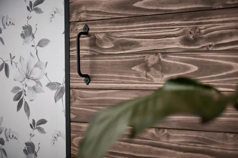 Habo Säilytyskalusteet-Ovi Easy 900X2133X20 Manty/Musta Etuasennus