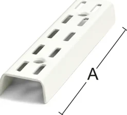 Habo Säilytyskalusteet-Seinakisko 612 200Cm Valkoinen