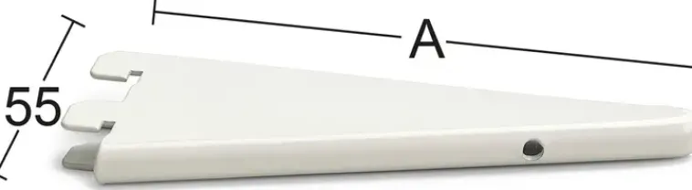 Habo Säilytyskalusteet-U-Kannatin 611 15Cm Valkoinen