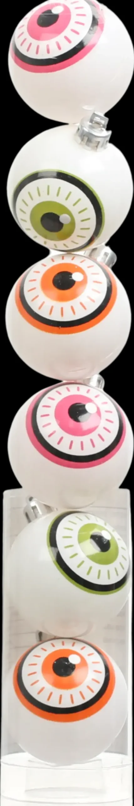 Hot Halloween-Koristepallo Silma 45 Mm 6 Kpl Sesonkijuhlatarvikkeet