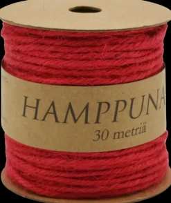 New Hamppunaru Punainen 30M Askartelutarvikkeet