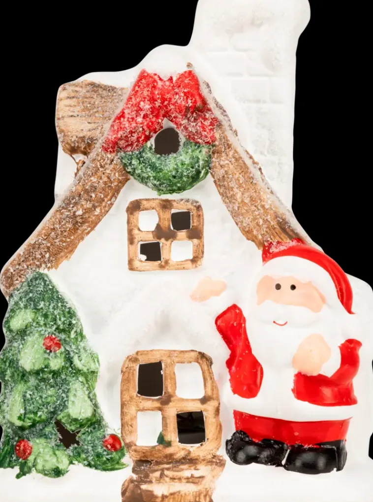 Best Poytakoriste Led-Valoilla Joulutalo Sesonkijuhlatarvikkeet