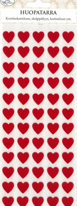 New Huopatarra Sydan Punainen Askartelutarvikkeet