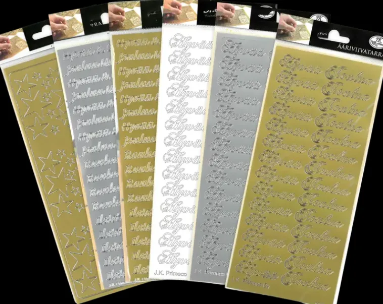 J.K. Primeco Askartelutarvikkeet-Aariviivatarra Joulu