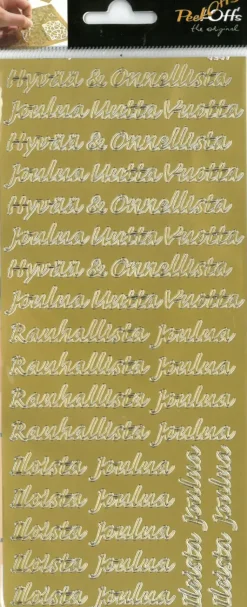 J.K. Primeco Askartelutarvikkeet-Aariviivatarra Joulu