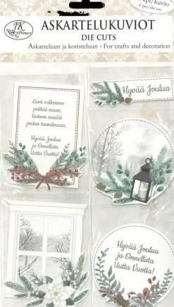 J.K. Primeco Askartelutarvikkeet-Askartelukuvio Koristehavut Ja Tekstit