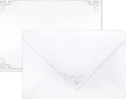 J.K. Primeco Askartelutarvikkeet-C6 Kirjekuori Hopeahohto 10Kpl/Pkt