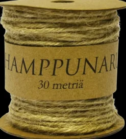 J.K. Primeco Askartelutarvikkeet-Hamppunaru Ruskea 30M