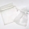Hot Organzapussi Valkoinen 10Kpl/Pkt Askartelutarvikkeet