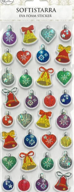 J.K. Primeco Askartelutarvikkeet-Softistarra Joulupallot Hologrammi