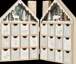 Outlet Joulukalenteri Talo 44 Cm Sesonkijuhlatarvikkeet