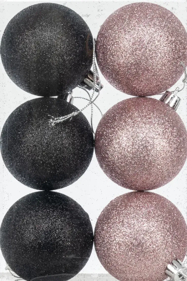 Online Joulupallo 6 Cm Glitter 6 Kpl Sesonkijuhlatarvikkeet