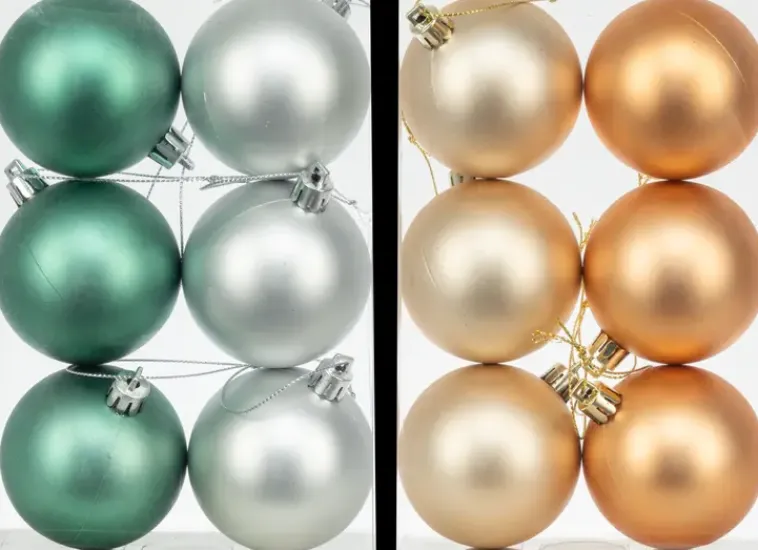 Online Joulupallo 6 Cm Matta 6 Kpl Sesonkijuhlatarvikkeet