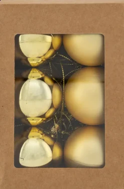 Joulupallo Kulta 5 Cm 12 Kpl Sesonkijuhlatarvikkeet