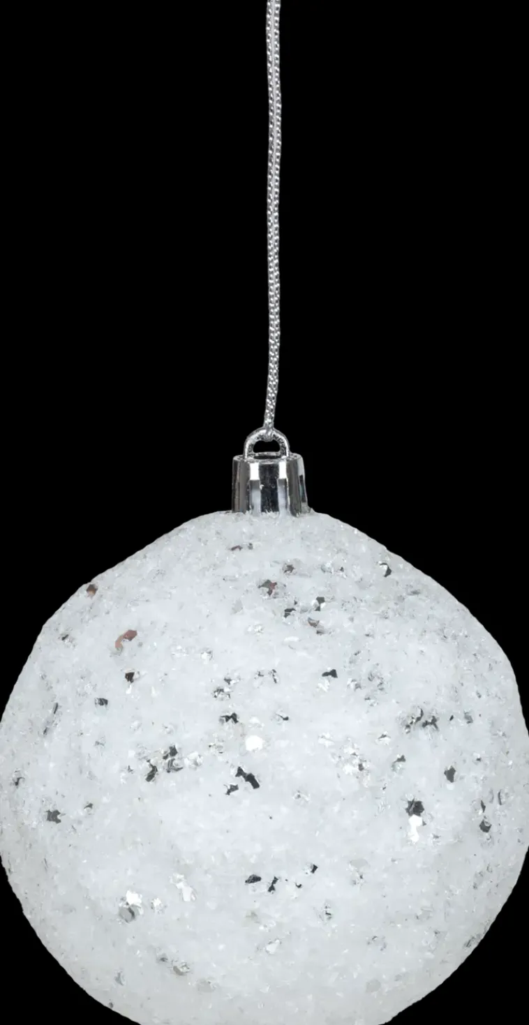 Joulupallo Paallyste 8 Cm Sesonkijuhlatarvikkeet