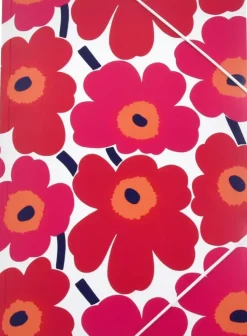 Clearance Karto Kulmalukkokansio A4 Unikko Punainen Paperitarvikkeet