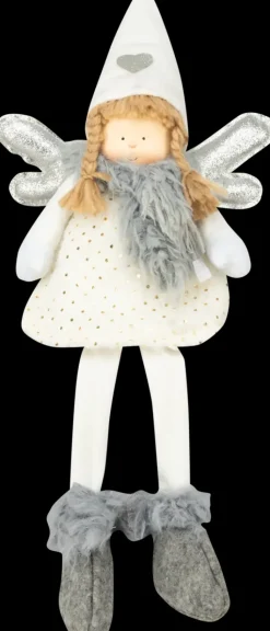 Outlet Koriste-Enkeli Jaloilla 48 Cm, Erilaisia Sesonkijuhlatarvikkeet