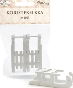 Sale Koristekelkat Mini Valkoinen 2Kpl/Pkt Askartelutarvikkeet