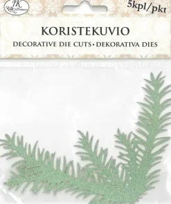 Hot Koristekuvio Havukulma Vihrea Glitter 5Kpl/Pkt Askartelutarvikkeet